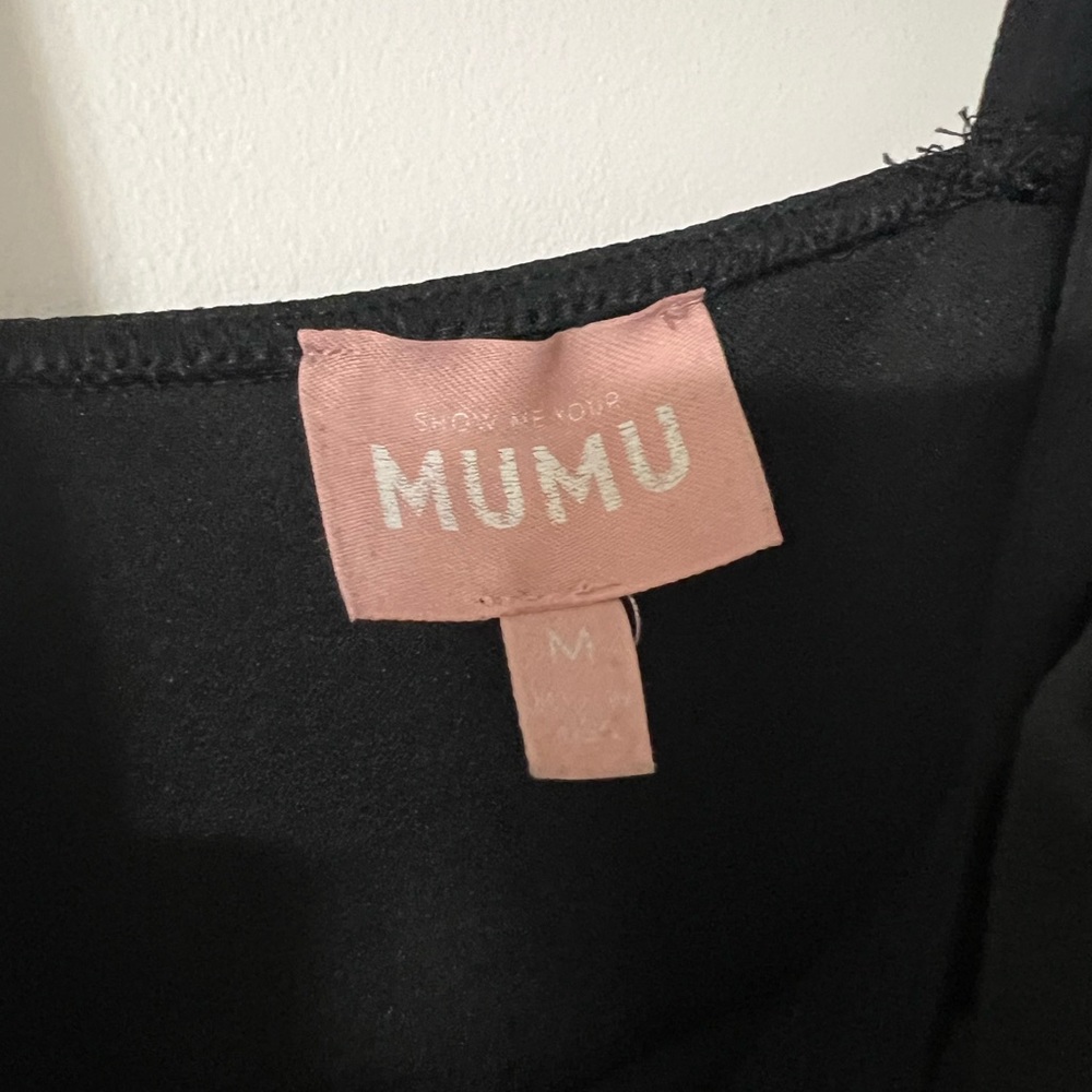 Mumu black bodysuit size M